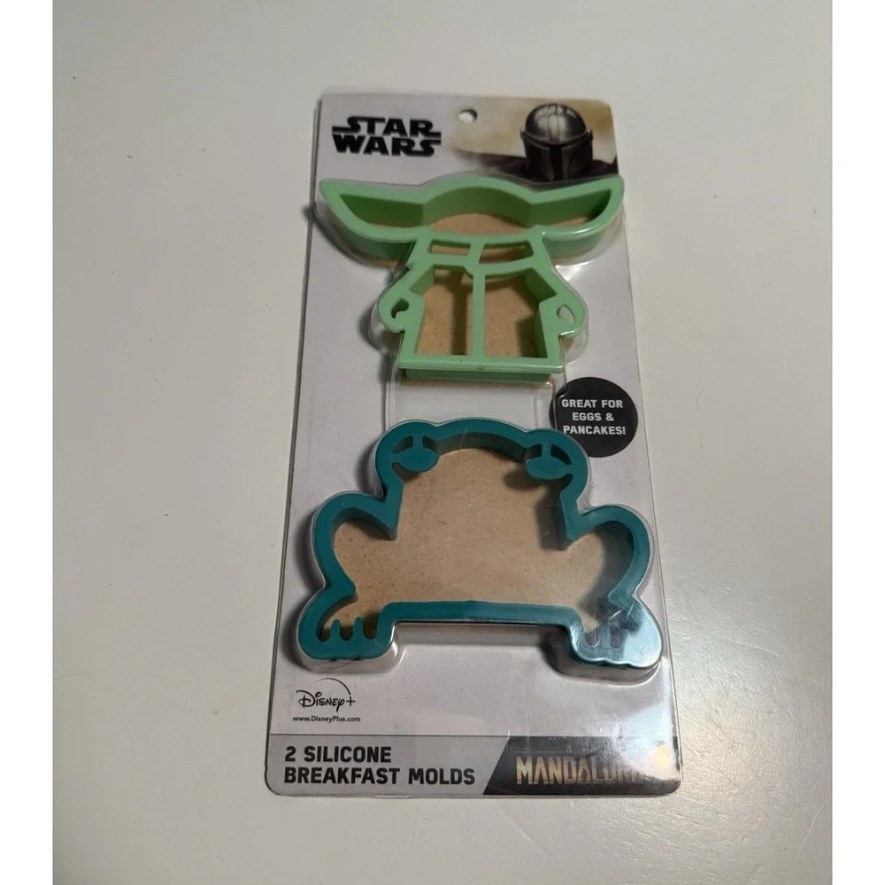 Disney Star Wars Mandalorian Silicone Egg/Pancake Mold Set 2 Dishwasher Safe